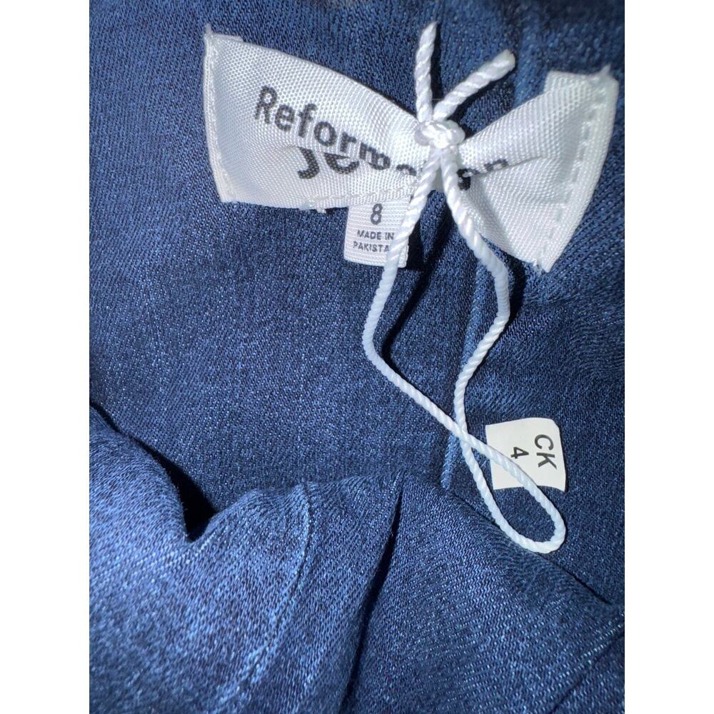 Reformation Anais Strapless DenimMidi Dress in Griffin Size 8 NWOT - Picture 5 of 9